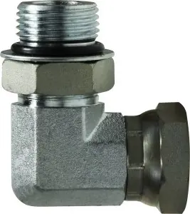 Trending Midland Metal 6901NWO3232 90 deg Swivel Adapter Elbow, 2-1/2 in Male ORB x 2 in FNPSM, Steel