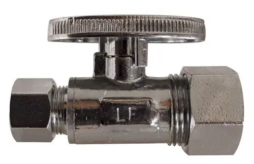 Fresh Stock Midland Metal 746535 Straight Supply Stop, 1/2 x 3/8 in Nominal, PEX x Compression, Brass Body
