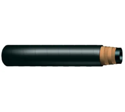 Big Sale Buchanan Rubber BSB-400-250 Bulkmaster Softwall Hose, 1/4 in Nominal, 100 ft L, 75 psi, Natural Rubber Tube, Black