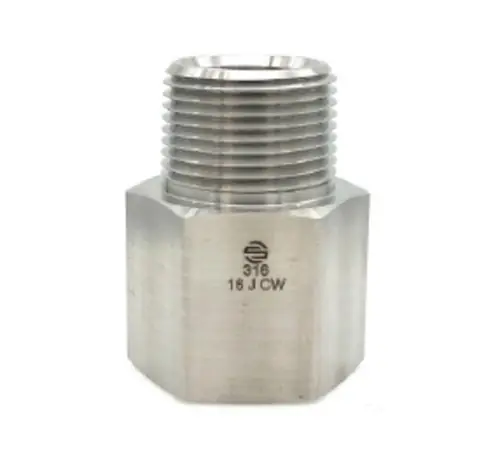 Special Discount Stainless Adapters SS5405-06-12 Adapter Expander, 3/8 in MNPT x 3/4 in FNPT, Stainless Steel