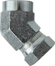 Midland Metal 15041616 Swivel Union Elbow, 1 in FIP x 1 in FNPSM, Steel Clearance