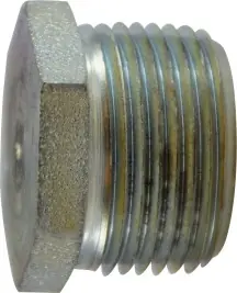 Midland Metal 66772 Solid Hex Head Plug, 3/8 in MNPT, Steel, Zinc-Plated, 150 lb Popular