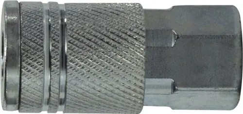 Midland Metal 98810 Industrial Interchange Coupler, 1/4 in FIP, Steel Luxury