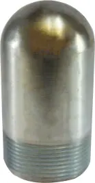 Midland Metal 90011 Bull Plug, 4 in MPT, Steel, Zinc-Plated, SCH 80/XH Schedule Hot Deal