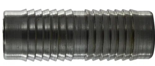 Buchanan Rubber HM-063-S Hose Mender, 5/8 in Hose Barbed x 5/8 in Hose Barbed, Steel, Plain New Arrival