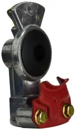 Midland Metal 39878 Emergency Gladhand with Filter, 1/2 in, FPT, Aluminum Buy Direct