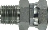 Midland Metal 14041612 Straight Swivel Adapter, 1 in MPT x 3/4 in FNPSM, Steel Special Offer