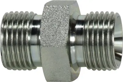 Low Price Midland Metal 7420128 Hex Nipple, 3/4 in Male BSPP x 1/2 in Male BSPP, Steel