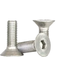 Certified M3-0.50 x 12 mm Flat Head Socket Cap Screws, 18-8 Stainless Steel A2, Full Thread, Coarse (UNC), Qty 100
