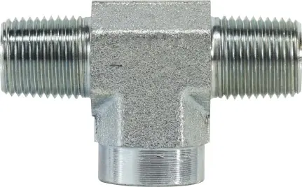 Midland Metal 560166 Branch Tee, 3/8 in Male Pipe x 3/8 in Male Pipe x 3/8 in Female Pipe, Steel Mega Sale