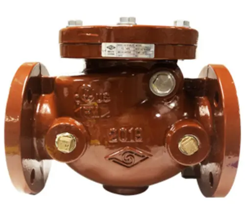 Midland Metal 962010UL Swing Check Valve with Outside L/W, 10 in Nominal, Flanged, Ductile Iron Body Luxury