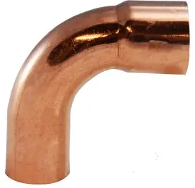 Midland Metal 77156 Long-Turn Street Elbows, Copper Sweat Fittings, 5/8 90 Long Turn St Ell Ftg x C, Nipples and Fittings Certified