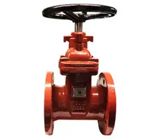 Midland Metal 9600FL12 Resilient Seated Gate Valve, 12 in Nominal, Flanged x Flanged, 300 psi Pressure Same Day Shipping