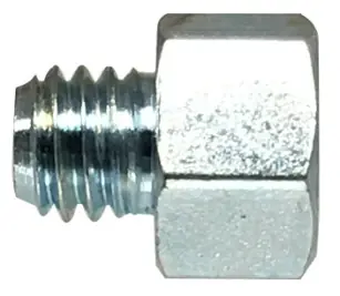 Midland Metal 36305 Adapter, 1/4-28 x M8 x 1 Thread, Taper Threaded x Male Metric Thread, 3/8 in Hex, Zinc-Plated Top Rated