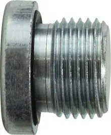 Midland Metal 9522H2 Hollow Hex Plug, 1/8 in Male BSPP, Steel Trending