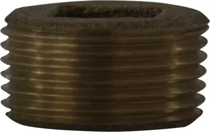 Hot Deal Midland Metal 44635LF Square Drive Countersunk Plug, 1 in MPT, Bronze