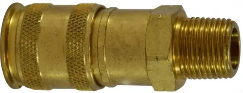 Brand New Midland Metal 28589 Universal Coupler, 3/8 in MNPTF, Brass