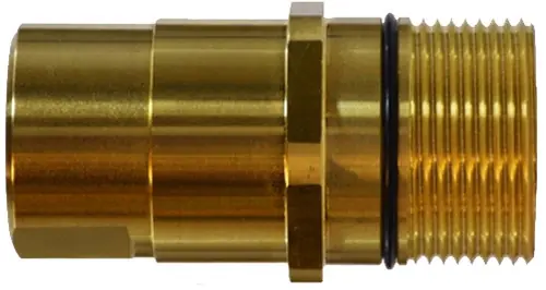 Secure Checkout Midland Metal 61053 Wingnut Nipple, 1 in FNPT, Brass