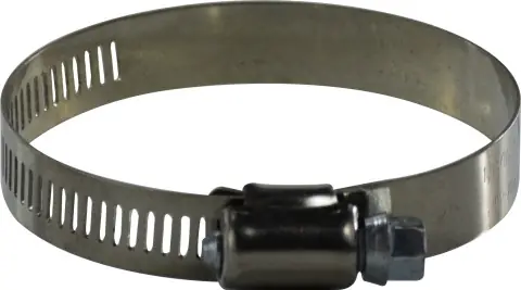 Super Sale Midland Metal 611 Series 611012 Worm Gear Clamp, 9/16 in Nominal, 9/16 in Minimum Clamp Diameter, Stainless Steel