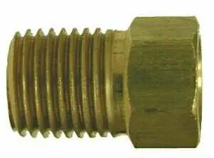Midland Metal 12107 Straight Adapter, 1 in Inverted Flared x 3/4 in Male NPTF, Brass Top Rated