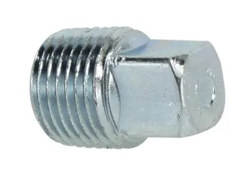 Crafted Midland Metal 5406SHP32 Square Head Plug, 2 in MPT, Steel