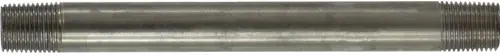 Place Order Midland Metal 48017 Welded Pipe Nipple, 1/8 in MPT x 1/8 in MPT, 12 in L, Stainless Steel, SCH 40 Schedule