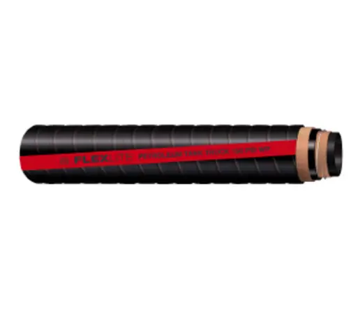 Buchanan Rubber TTD150-400 Flexlite Tank Truck Drop Hose, 100 ft L, 150 psi, Rubber Tube, Black with Red Stripe Grab Now