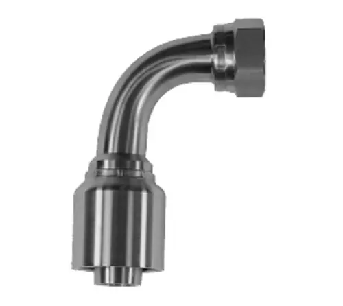 Stainless Adapters 43 Series SS43-04-04FJ90 90 deg Swivel Elbow, 1/4 in Hose x 7/16 in Female JIC, Stainless Steel Trending