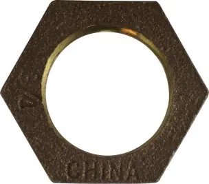 Midland Metal 44701LF Hex Locknut, 1/4 in FPT, Bronze Popular