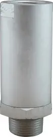 Same Day Shipping Midland Metal 940840 Repairable Air/Oil Inline Filter, 1/8 in Inlet Pipe, 1/8 in Outlet Pipe, 40 um, Aluminum