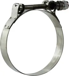 Midland Metal 840250 T-Bolt Hose Clamp, 2-9/16 in Nominal, 2-3/8 in Minimum Clamp Diameter, Stainless Steel Bargain