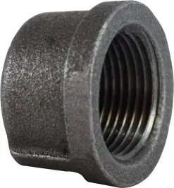 Midland Metal 65474 Cap, 3/4 in FPT, Iron, Black, 150 lb Exclusive Offer