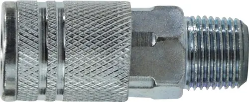 Limited Offer Midland Metal 28552S Industrial Interchange Coupler, 1/4 in MIP, Steel
