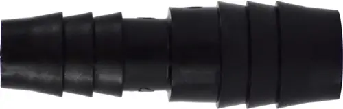 Crafted Midland Metal 33410B Reducer Splicer, 5/8 in Hose Barbed x 1/2 in Hose Barbed, Polyethylene