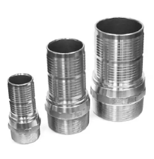 Limited Time Buchanan Rubber CNT-100CR-SS316 Crimplok Combination Nipple, 1 in Hose Barbed x 1 in MIP, Stainless Steel