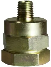 Midland Metal 39605 Air Tank Check Valve, 3/8 in Nominal, MPT x FPT, Brass Body, Import Authentic