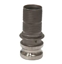 Midland Metal CGE-400CR-SS1 SS - Type E, SS Crimplok Cam and Groove, 4 Part E Stainless 316 Crimplok, Hose Accessories Direct From Factory