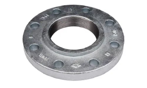 Midland Metal 108026 Companion Flange, 2-1/2 in Threaded x 2-1/2 in Threaded, Iron, Galvanized, 4 -Bolt Hole Reduced Price