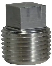 Midland Metal 79656 Square Head Plugs, Aluminum Fittings, 1 1/4 Aluminum Sq. Head Plug, Nipples and Fittings Grab Now