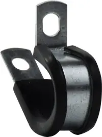 Midland Metal 95408 Rubber Cushioned Clamp, 5/8 in Maximum Clamp Diameter, Steel Save Now