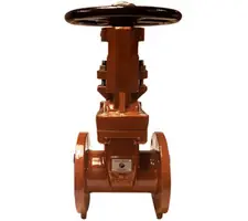 Reduced Price Midland Metal 9610F25 Resilient Seated Gate Valve, 2-1/2 in Nominal, Flanged x Flanged, 300 psi Pressure