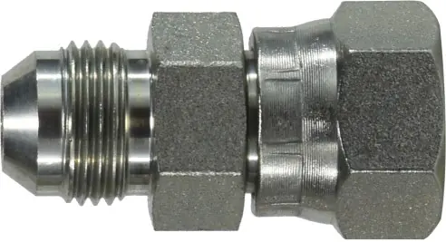 Midland Metal FS65041616 Swivel Adapter, 1 in Male JIC 37 deg Flared x 1 in Female ORFS, Steel Reduced Price
