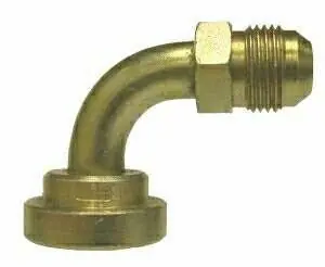Holiday Sale Midland Metal 18041212 90 deg Adapter Elbow, 3/4 in MJIC x 3/4 in Code 62 Flanged, Steel