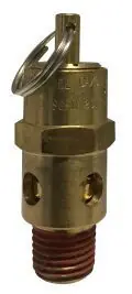 Price Cut Midland Metal 87002 Safety Valve, 1/4 in Nominal, MPT, 120 cfm, 125 psi Pressure, Brass Body