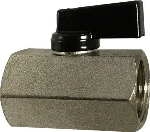Next Day Delivery Midland Metal 46937 Mini Ball Valve, 1/2 in Nominal, FNPT x FNPT, 450 psi Pressure, 32 to 176 deg F