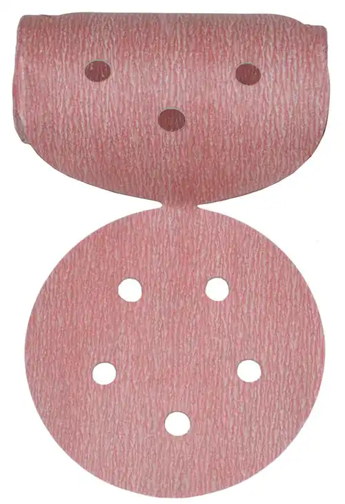 Alfa Tools PSAR61806 6" x 6 180G Psa Paper Disc, Red Aluminum Oxide 100/Link Roll Hassle-Free Returns
