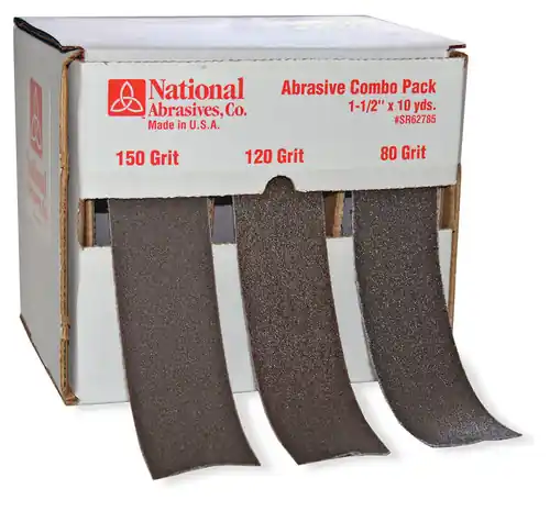 Alfa Tools SR62786 1-1/2" x 10 Yards 320,240,180 Grits Combination Shop Roll Sale
