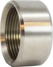 Midland Metal 62772 Half Coupling, 3/8 in FPT x 3/8 in Butt Weld, Stainless Steel, 150 lb New Release