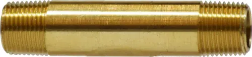 Popular Midland Metal 28140 Long Nipple, 1/8 in MNPT x 1/8 in MNPT, 1-1/2 in, Brass