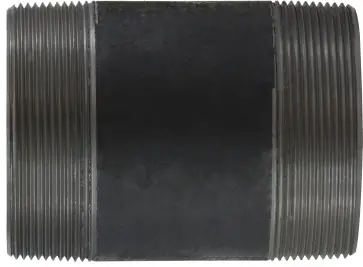 Midland Metal 59221SMLS Seamless Pipe Nipple, 4 in MPT x 4 in MPT, 4 in L, Steel, Black, SCH 80 Schedule, 300 lb Exclusive Offer